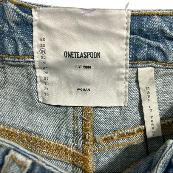 Oneteaspoon KANSAS HIGH-WAIST STREETWALKERS SHORTS - Picture 3 of 15